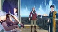 Yelan talks to Corder and Doddamani as the Traveler investigates (Image via HoYoverse)